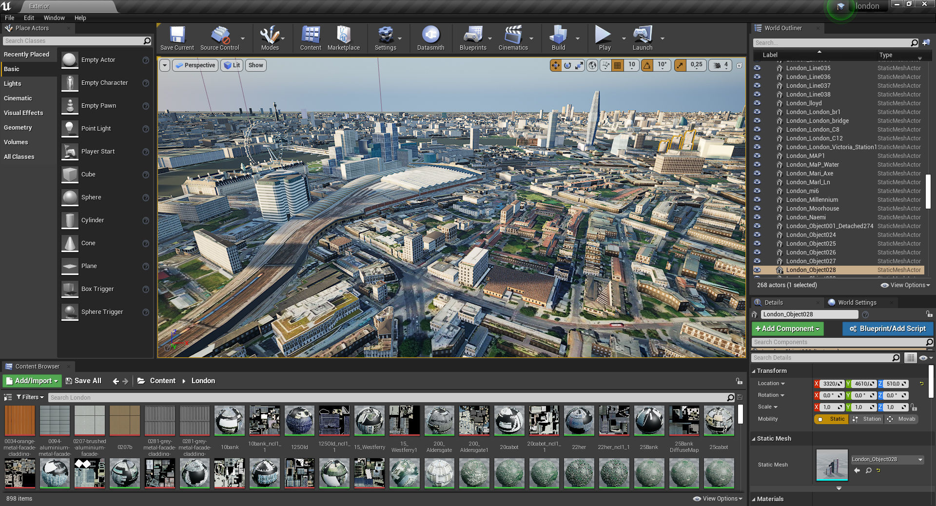 London and river thames 3D model_53