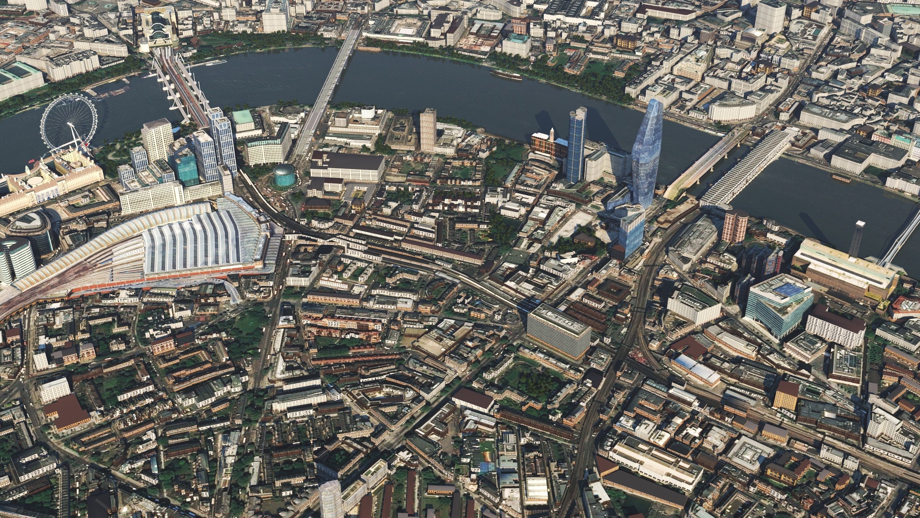 London and river thames 3D model_35