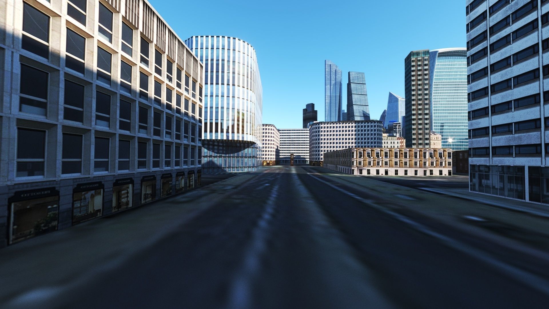 London and river thames 3D model_34