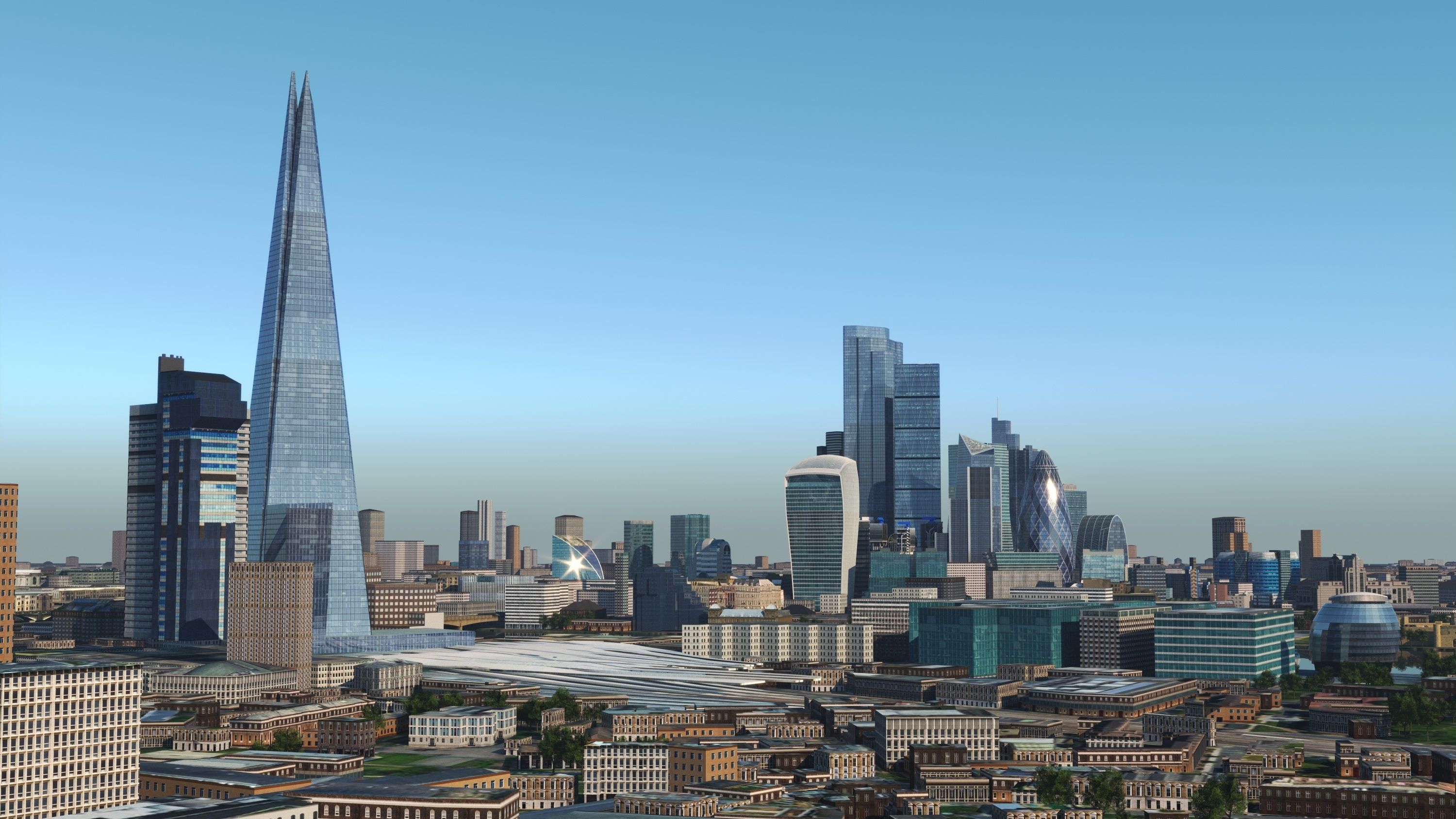 London and river thames 3D model_30