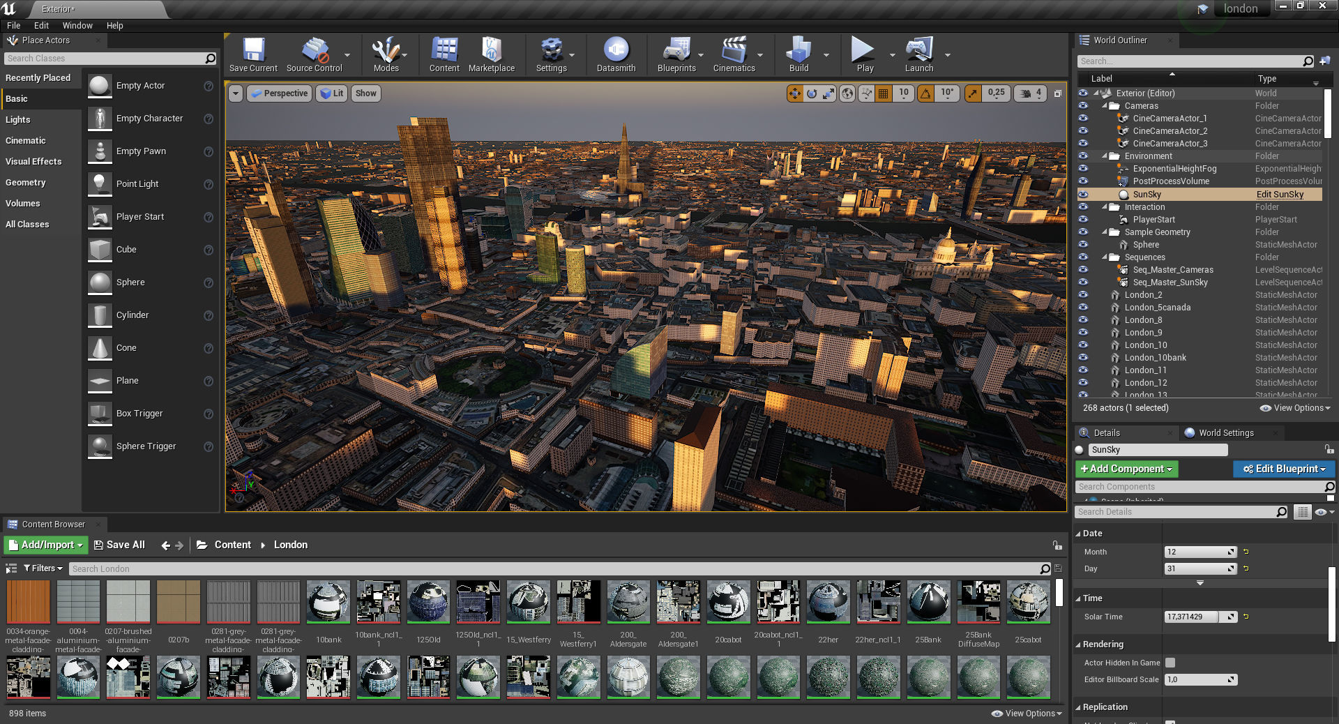 London and river thames 3D model_45
