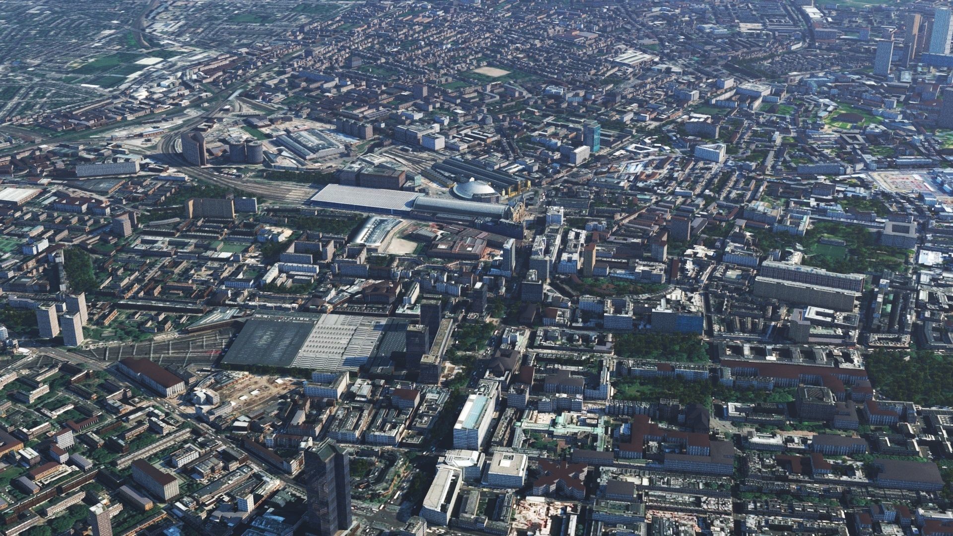 London and river thames 3D model_3