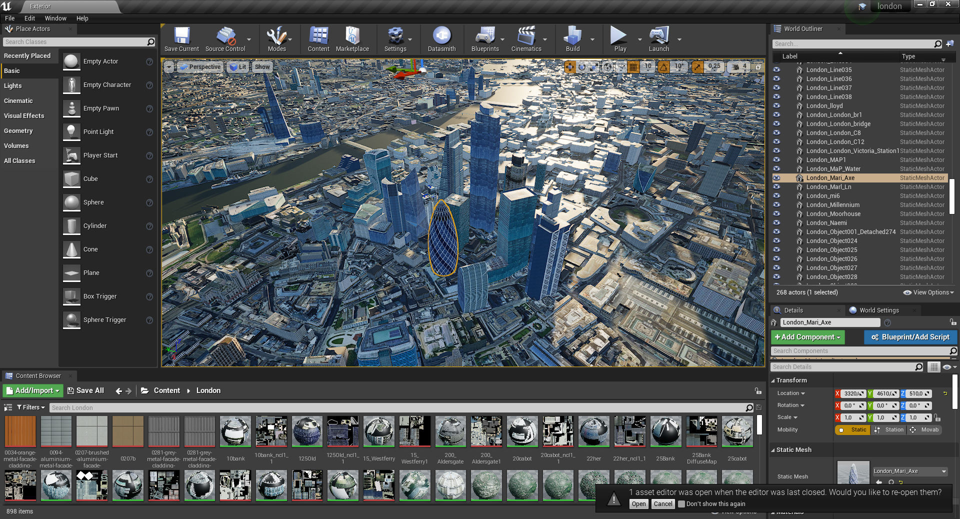 London and river thames 3D model_50