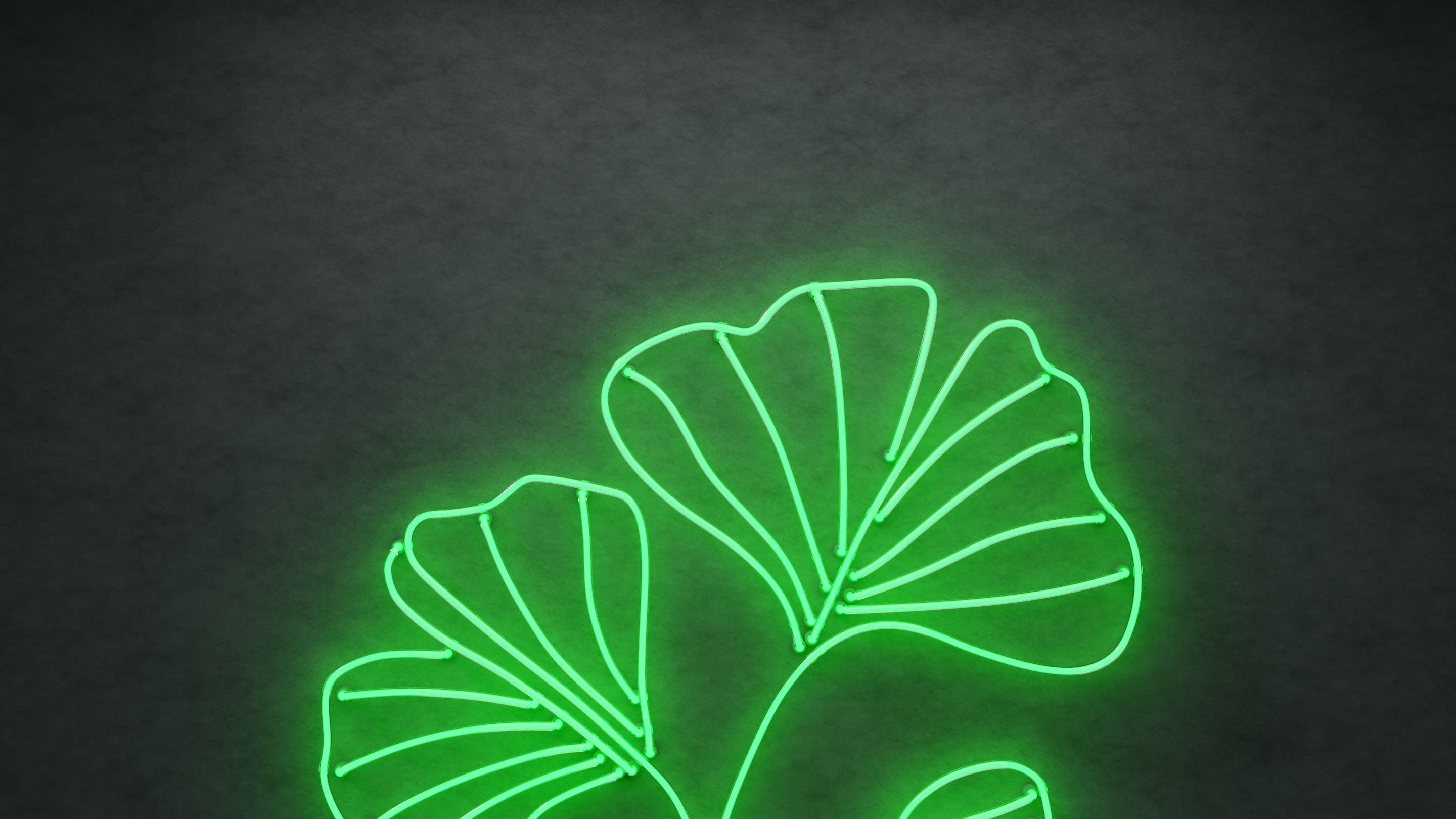 Neon 3D Model 21 - Leaf 3 3D model_1