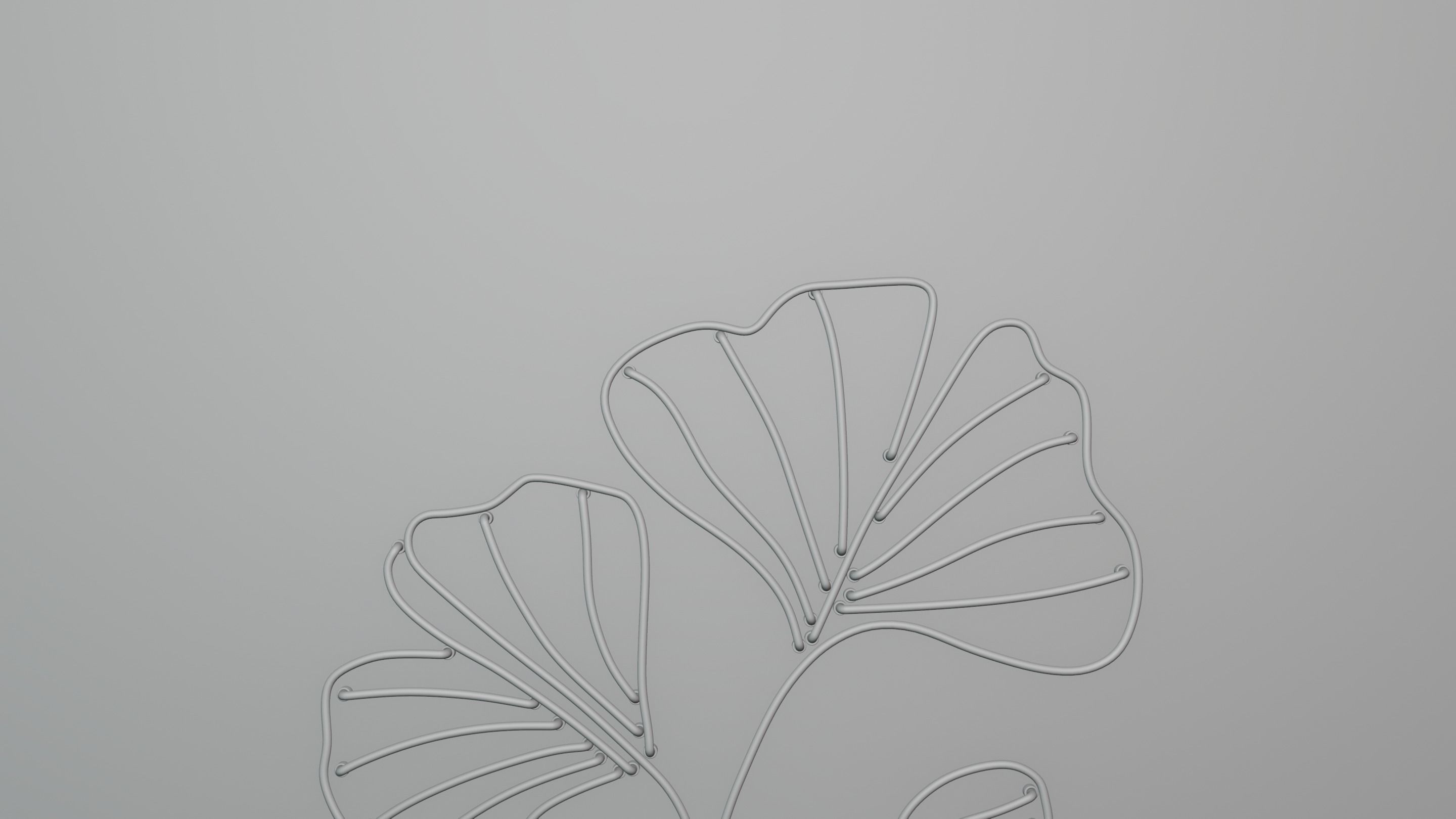 Neon 3D Model 21 - Leaf 3 3D model_8