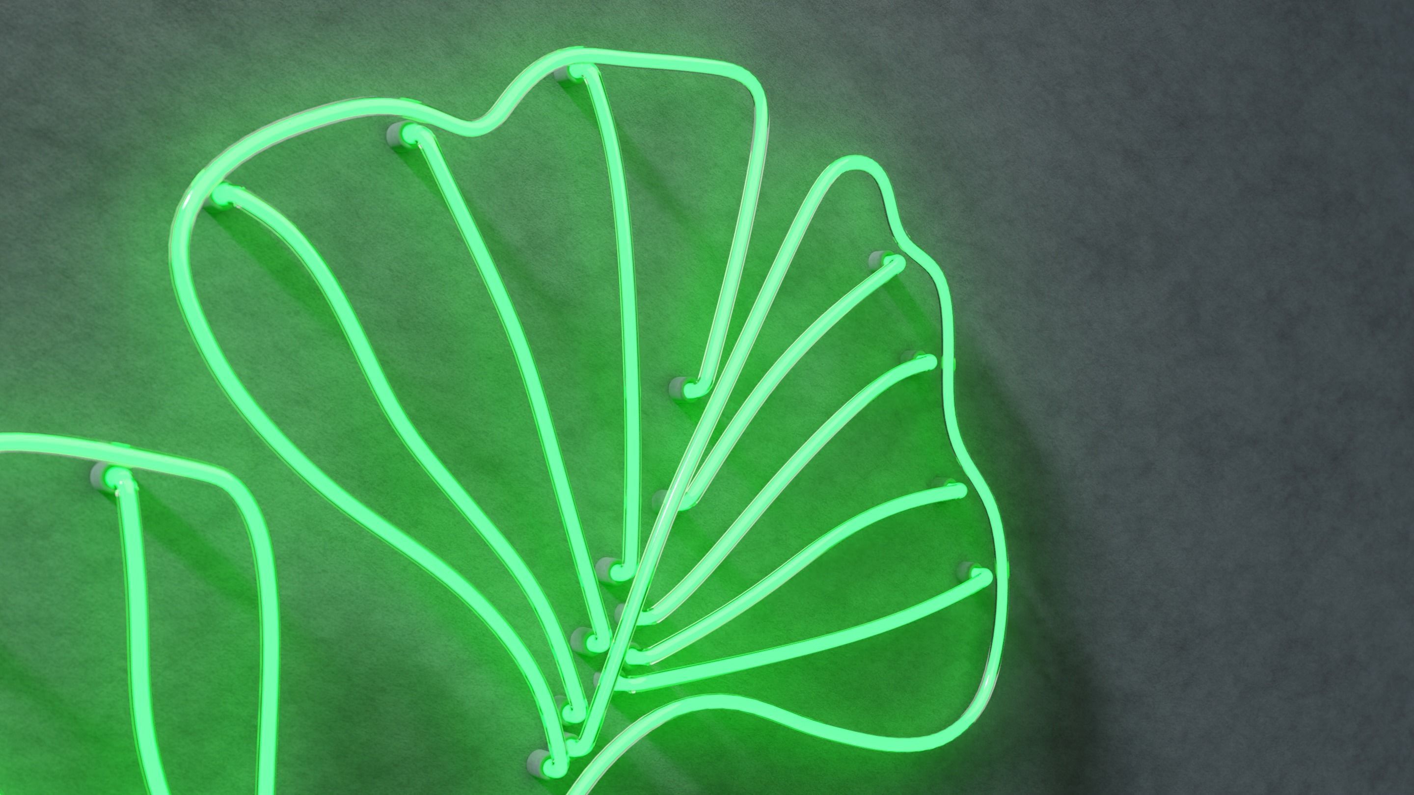 Neon 3D Model 21 - Leaf 3 3D model_6