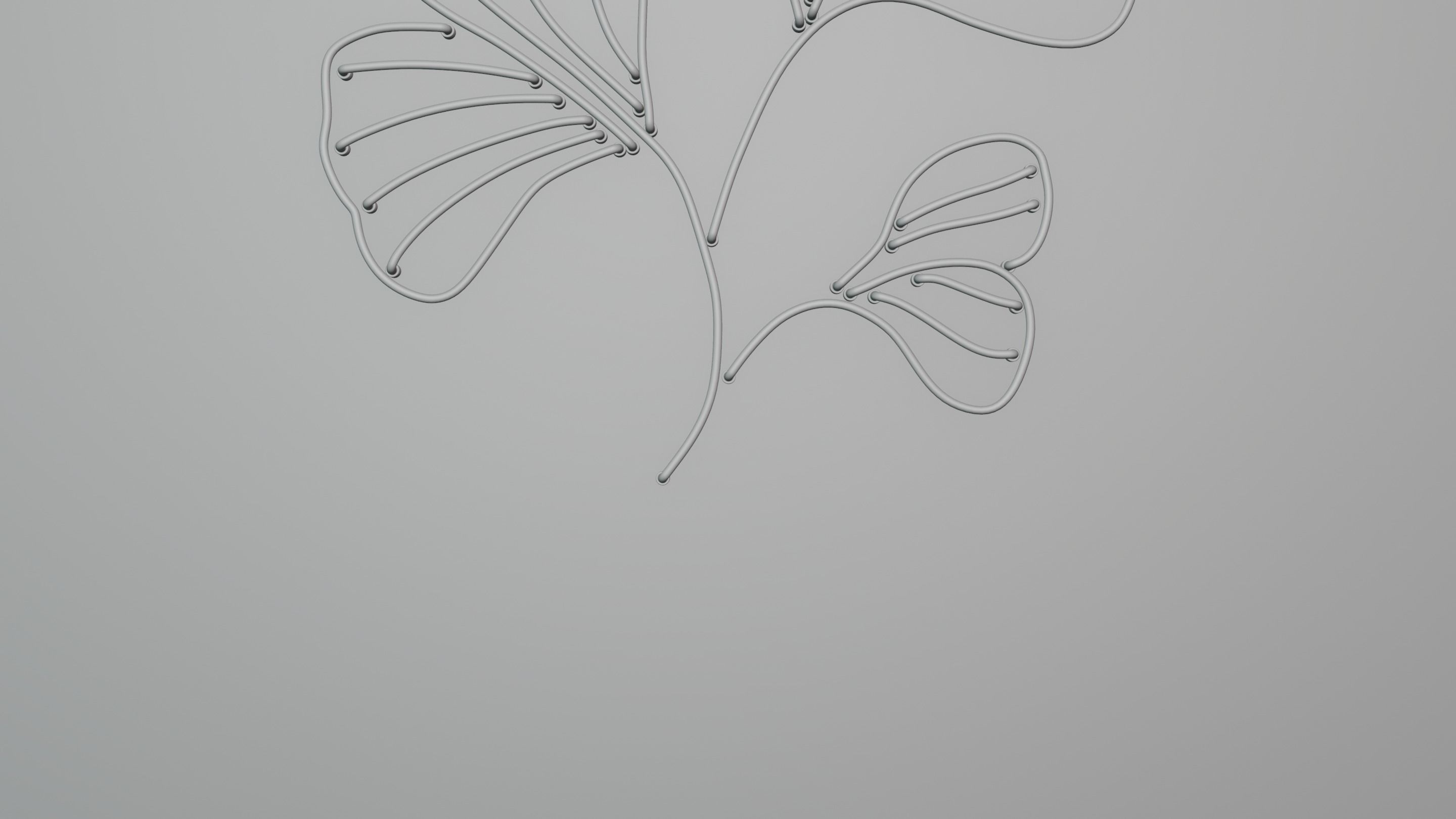 Neon 3D Model 21 - Leaf 3 3D model_10