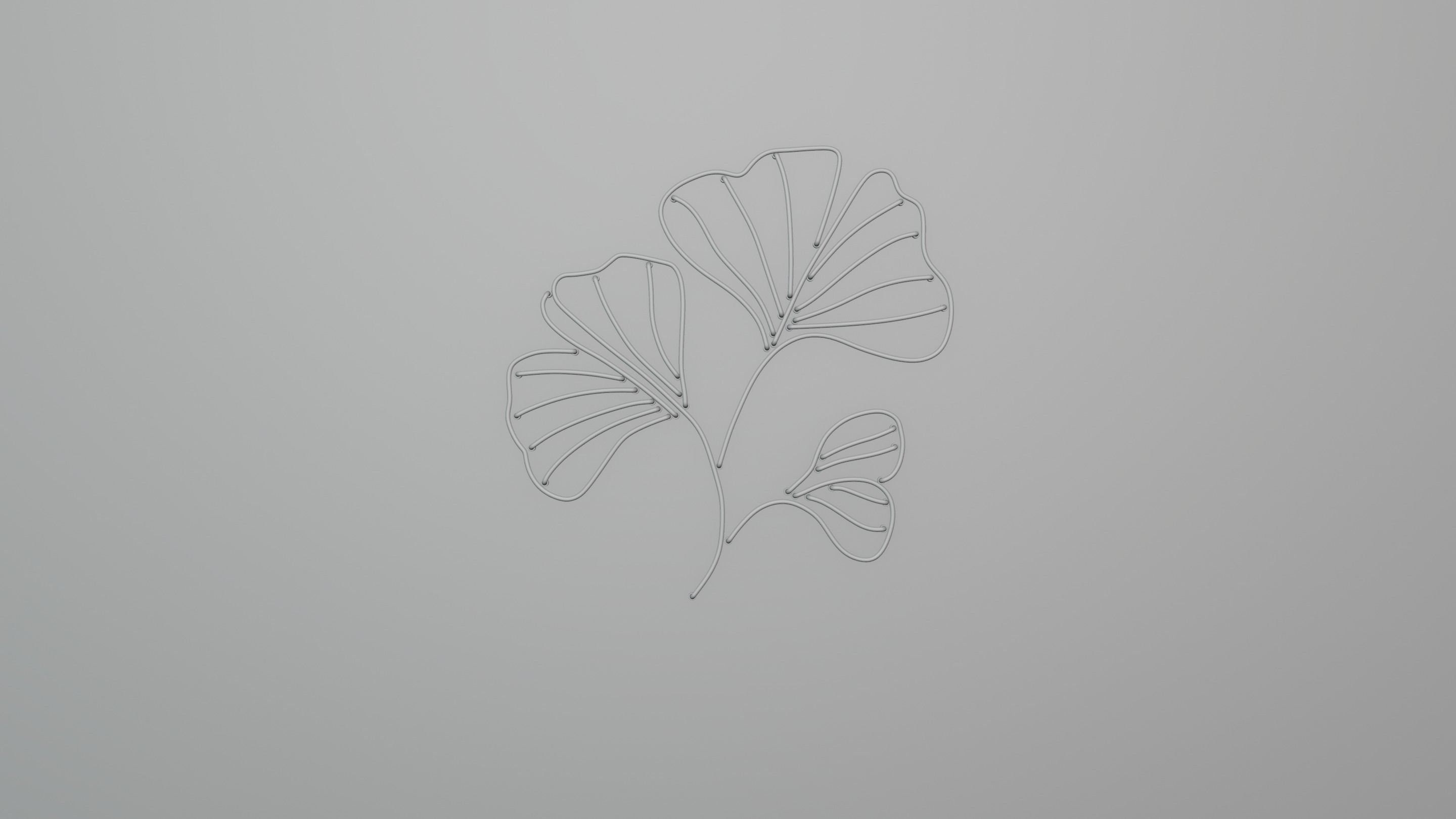 Neon 3D Model 21 - Leaf 3 3D model_7