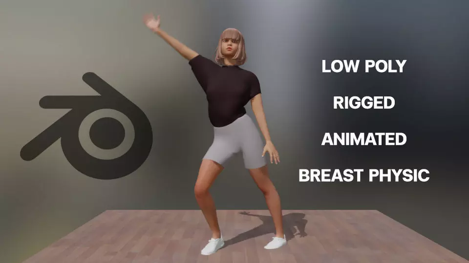 LALISA - Dance-cover 3D model