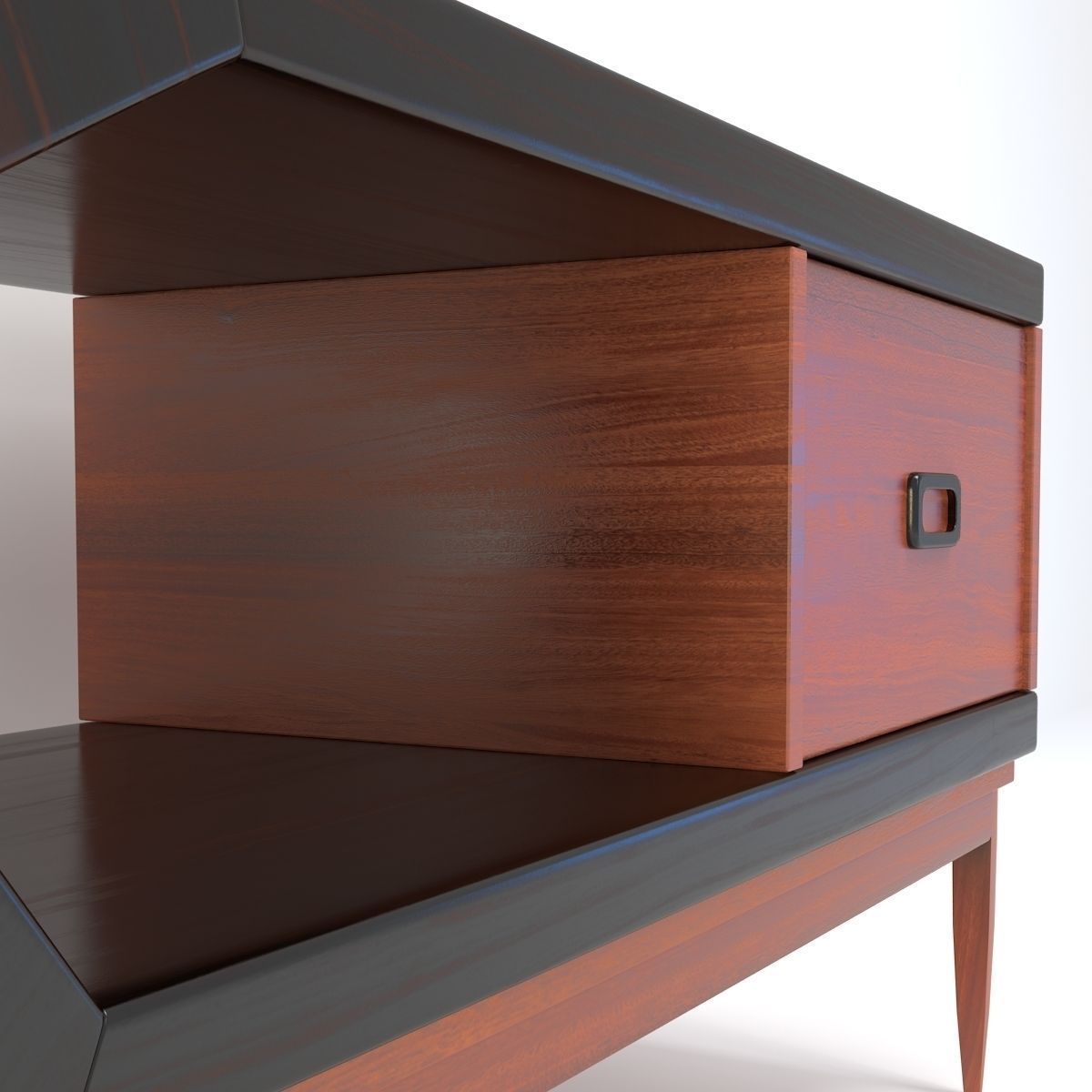 Retro Cupboard 9 3D model_7