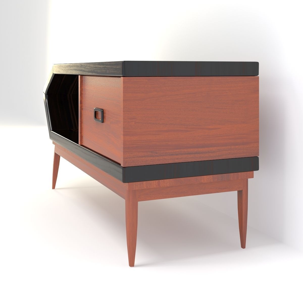 Retro Cupboard 9 3D model_2