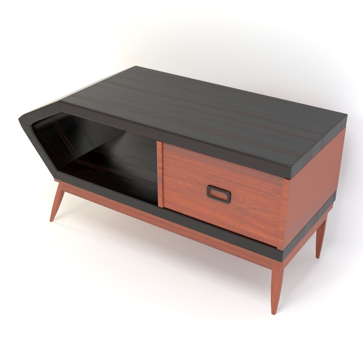 Retro Cupboard 9 3D model_5