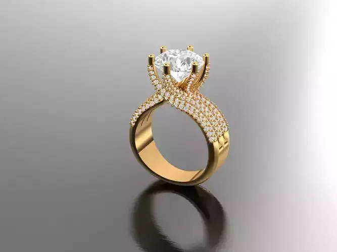 UNIQUE DIAMOND RING