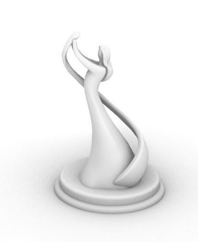 mother and son sculpture art 3D print model