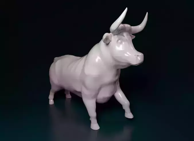 Bull statue