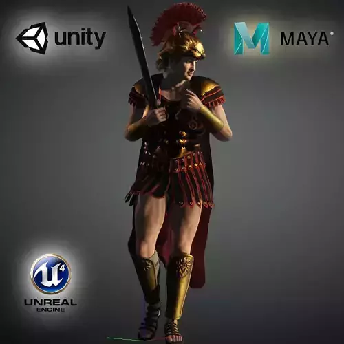  Alexander  High quality character full Rigged and Animated 