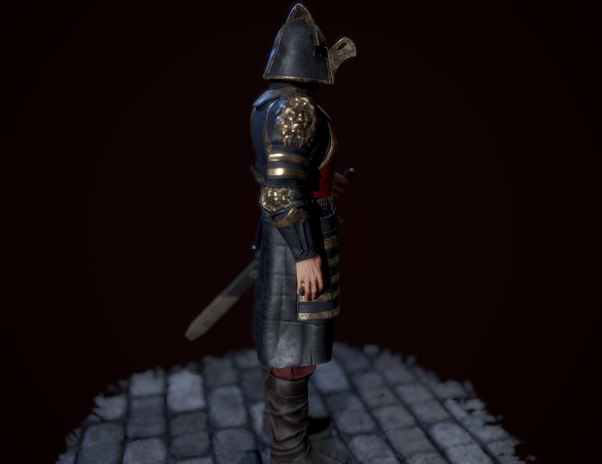 lannister officer Low-poly 3D model_19