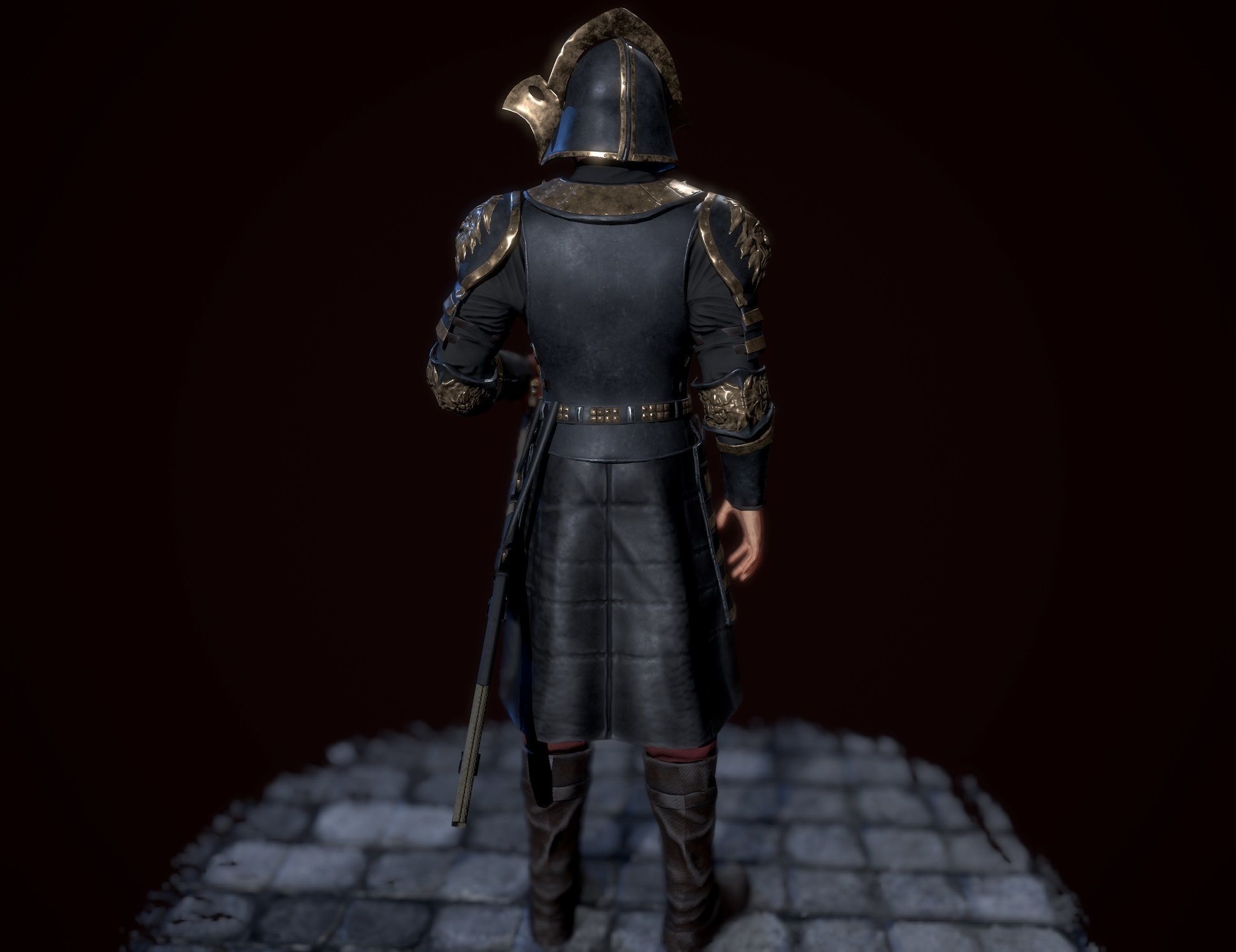 lannister officer Low-poly 3D model_18
