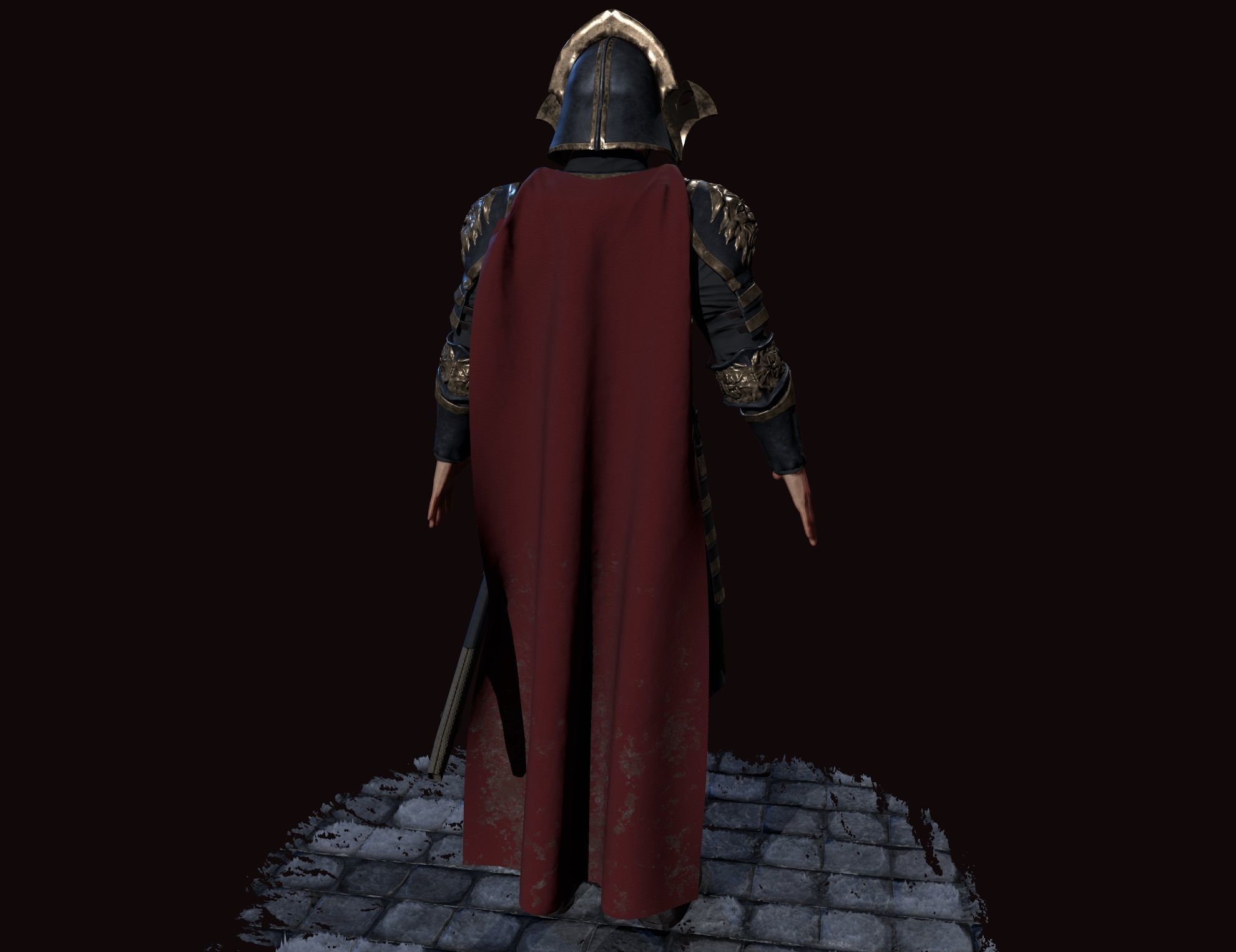 lannister officer Low-poly 3D model_26