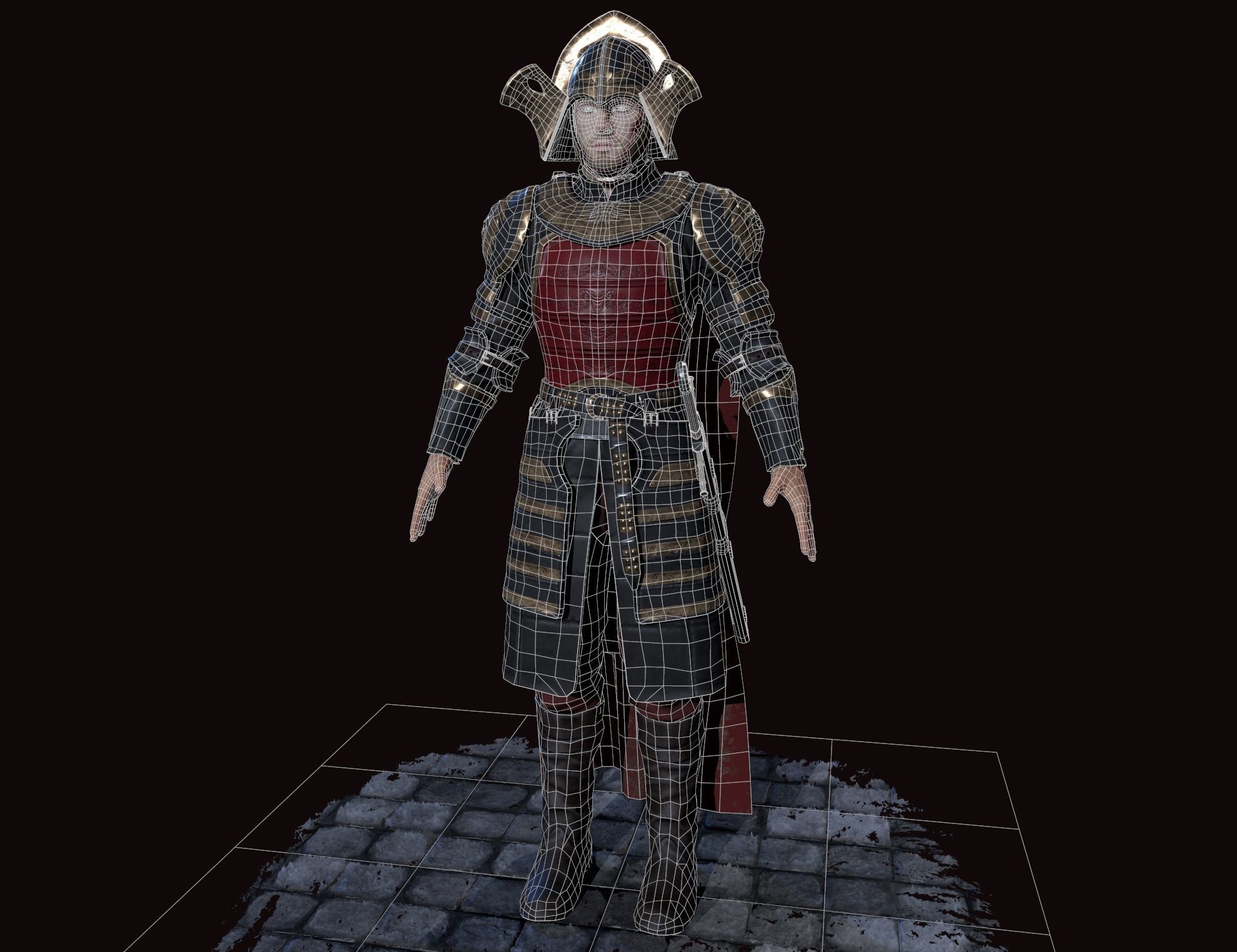 lannister officer Low-poly 3D model_34