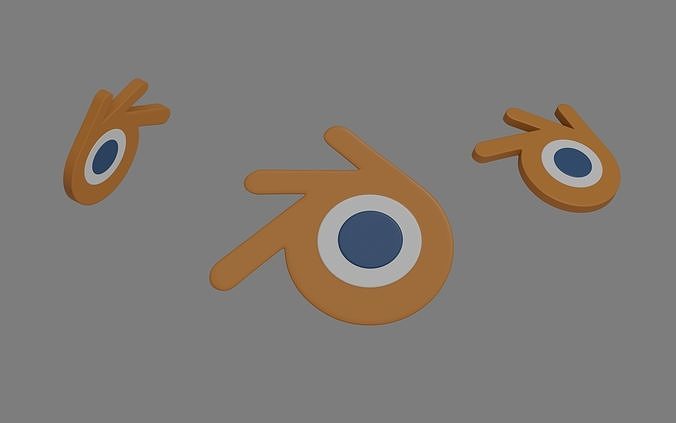 Blender Logo 3D model