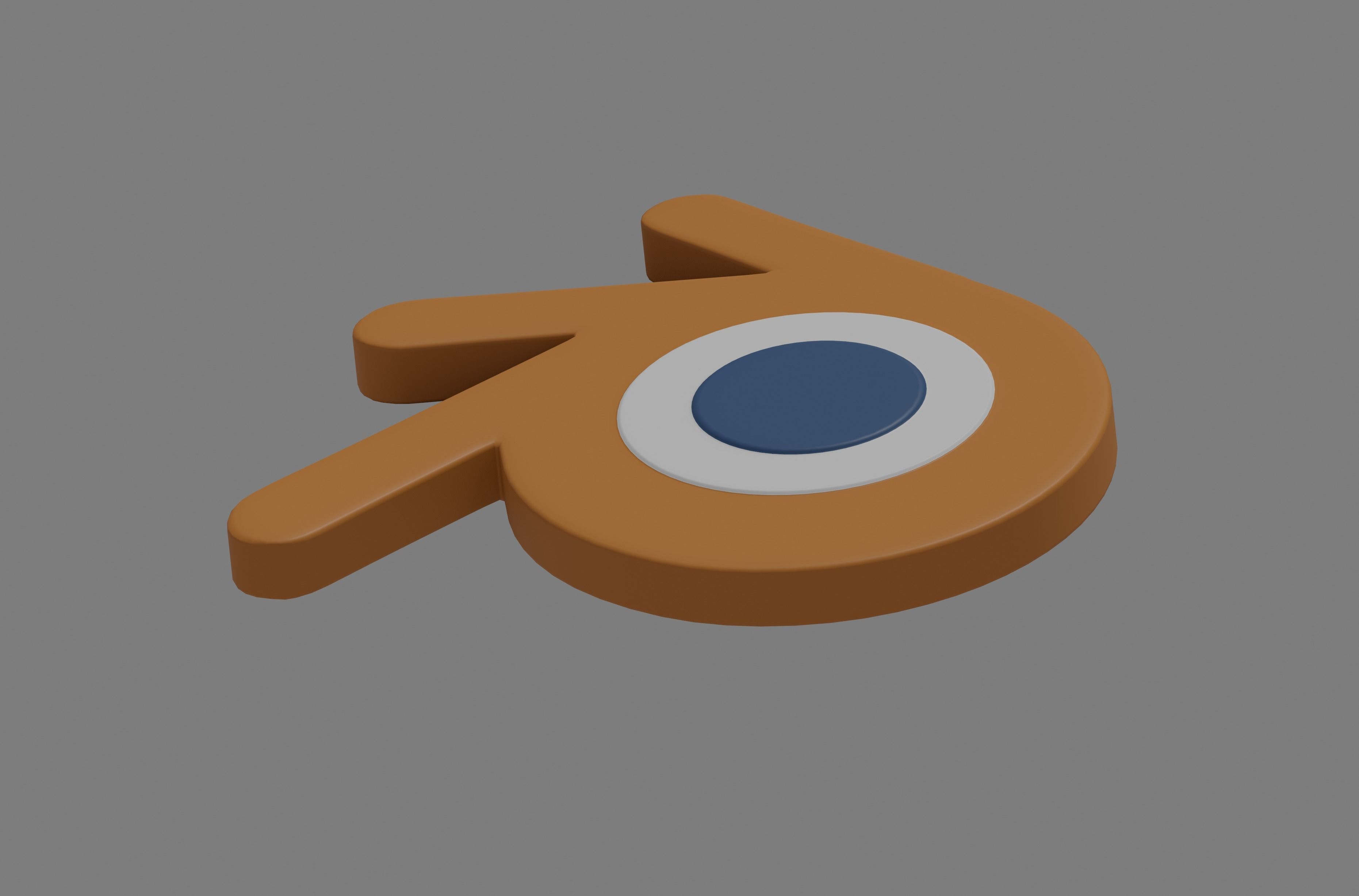Blender Logo 3D model_5