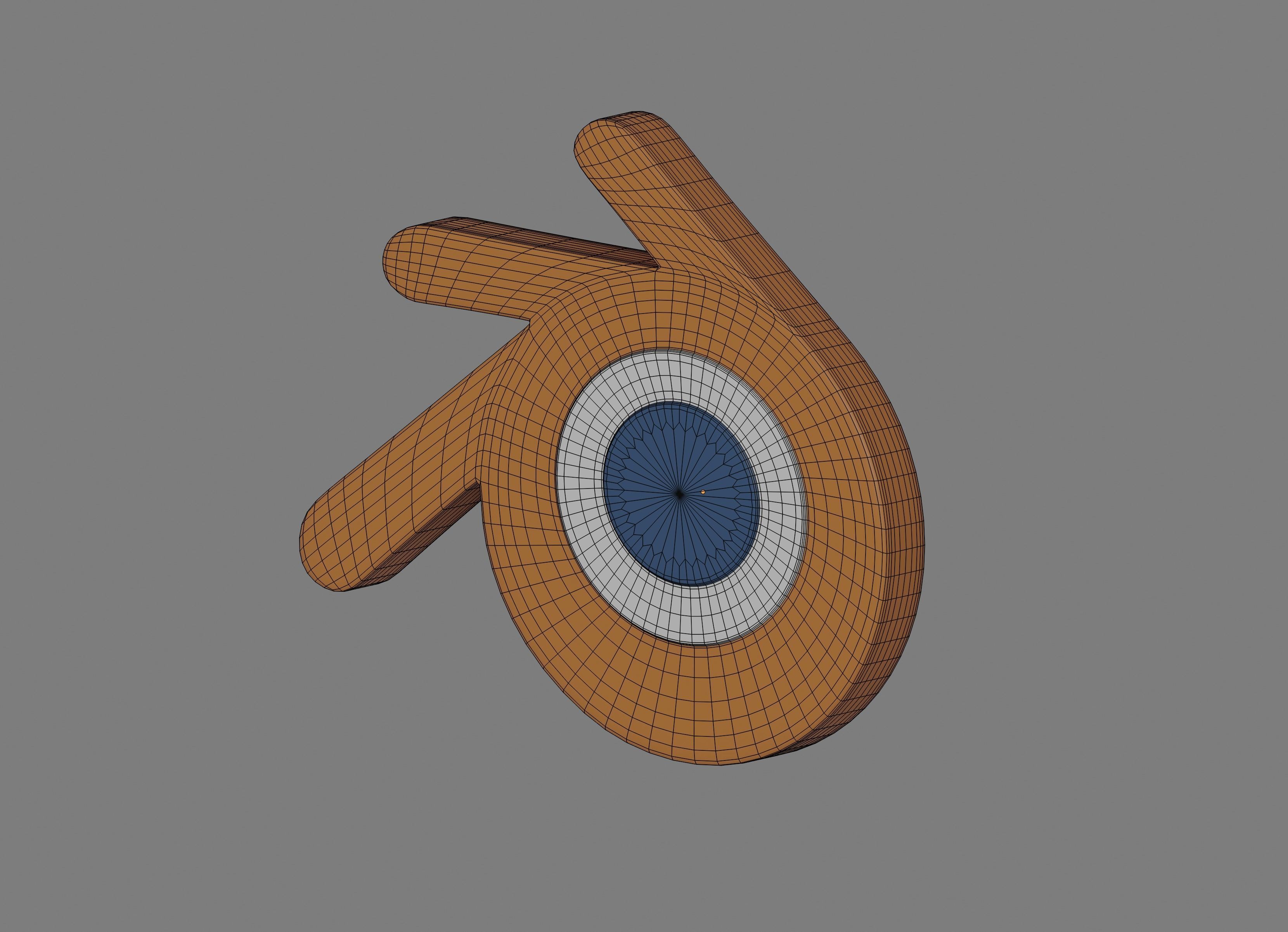 Blender Logo 3D model_10
