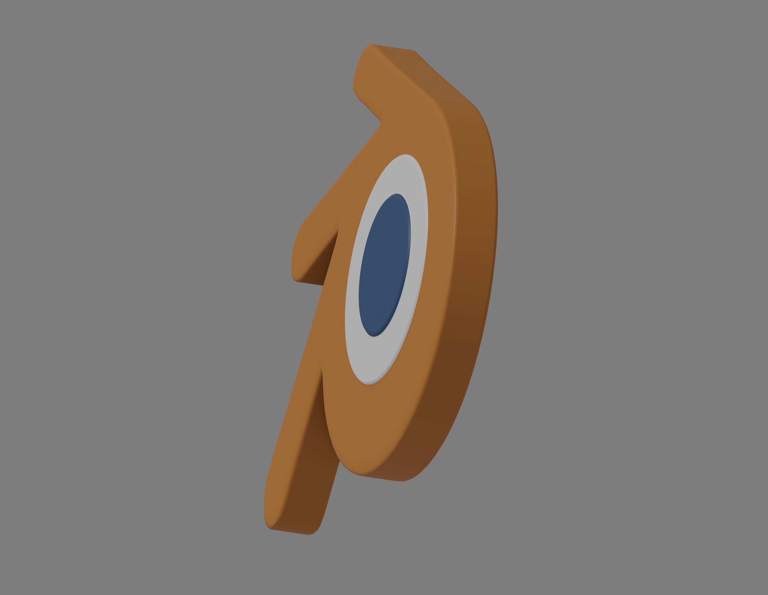 Blender Logo 3D model_4