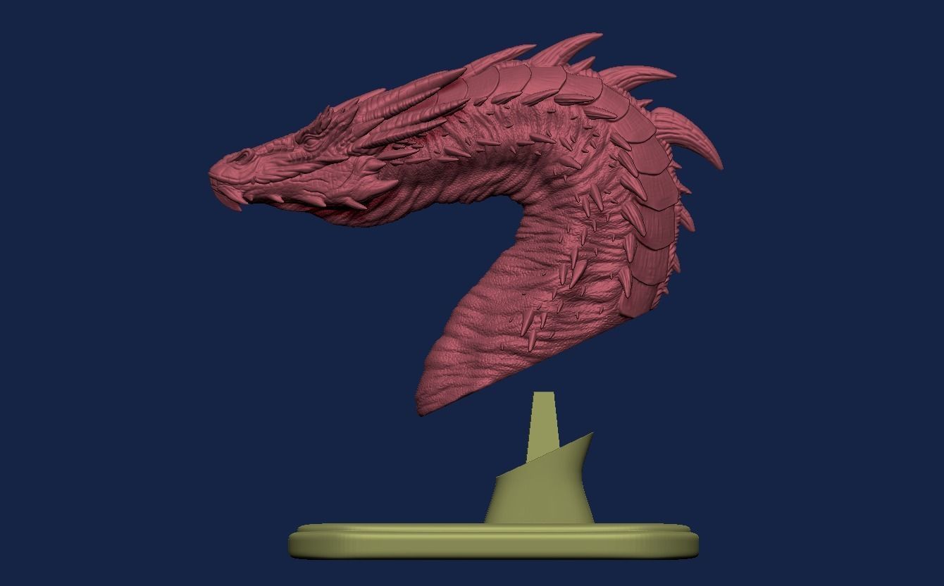 Smaug Dragon 3D print model_5