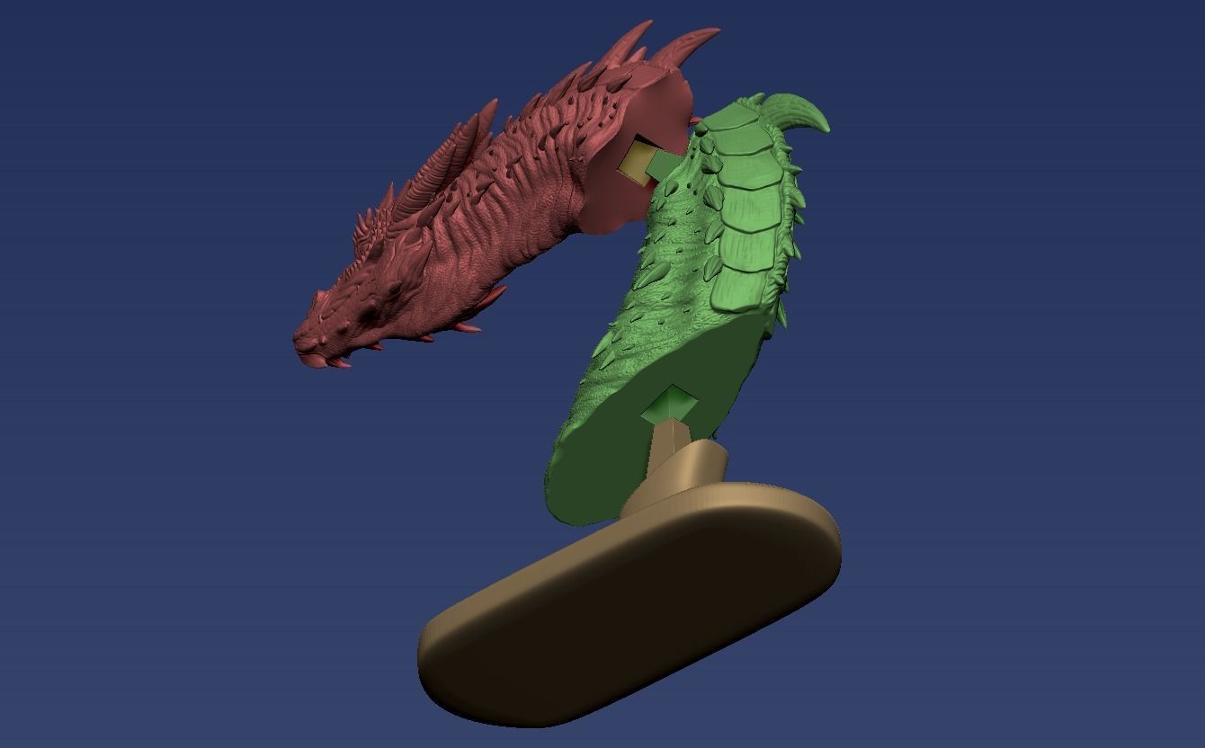 Smaug Dragon 3D print model_6