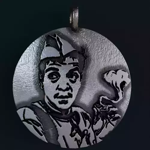 Cantinflas pendant 3D print model