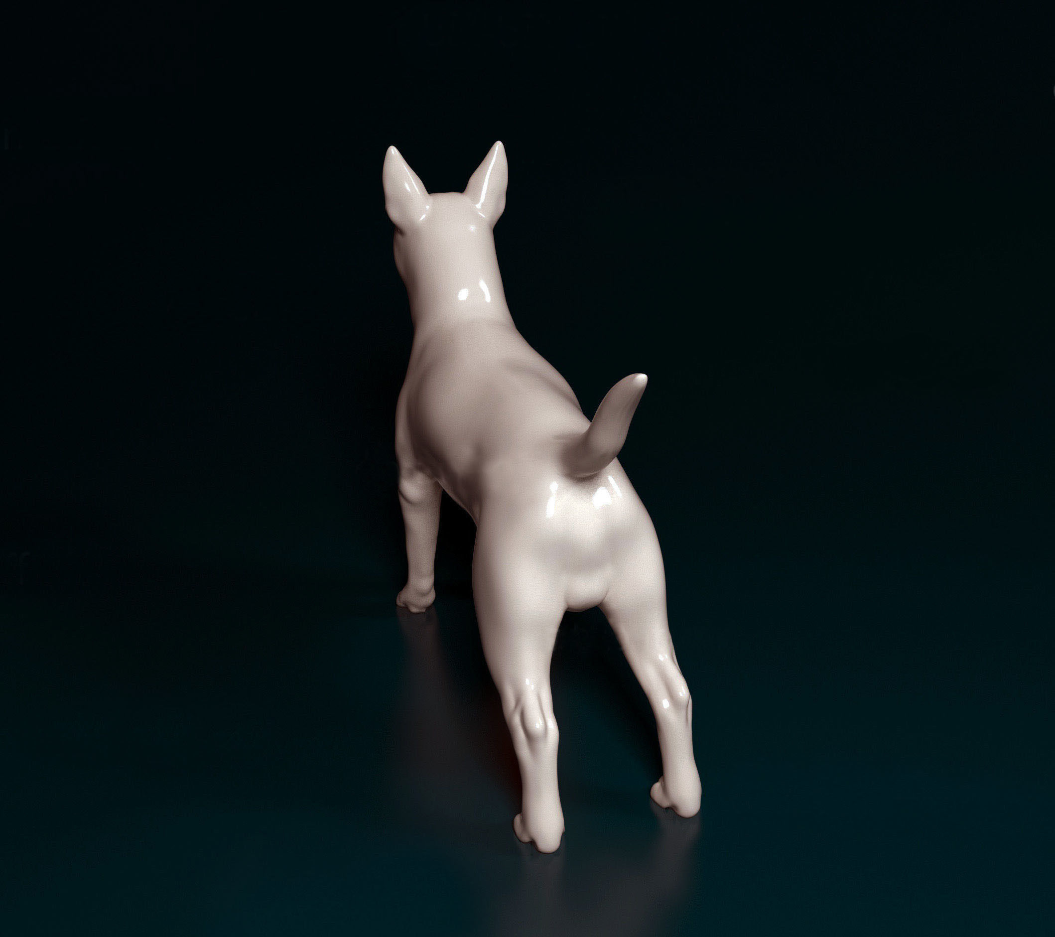 Bull terrier 3D print model_4
