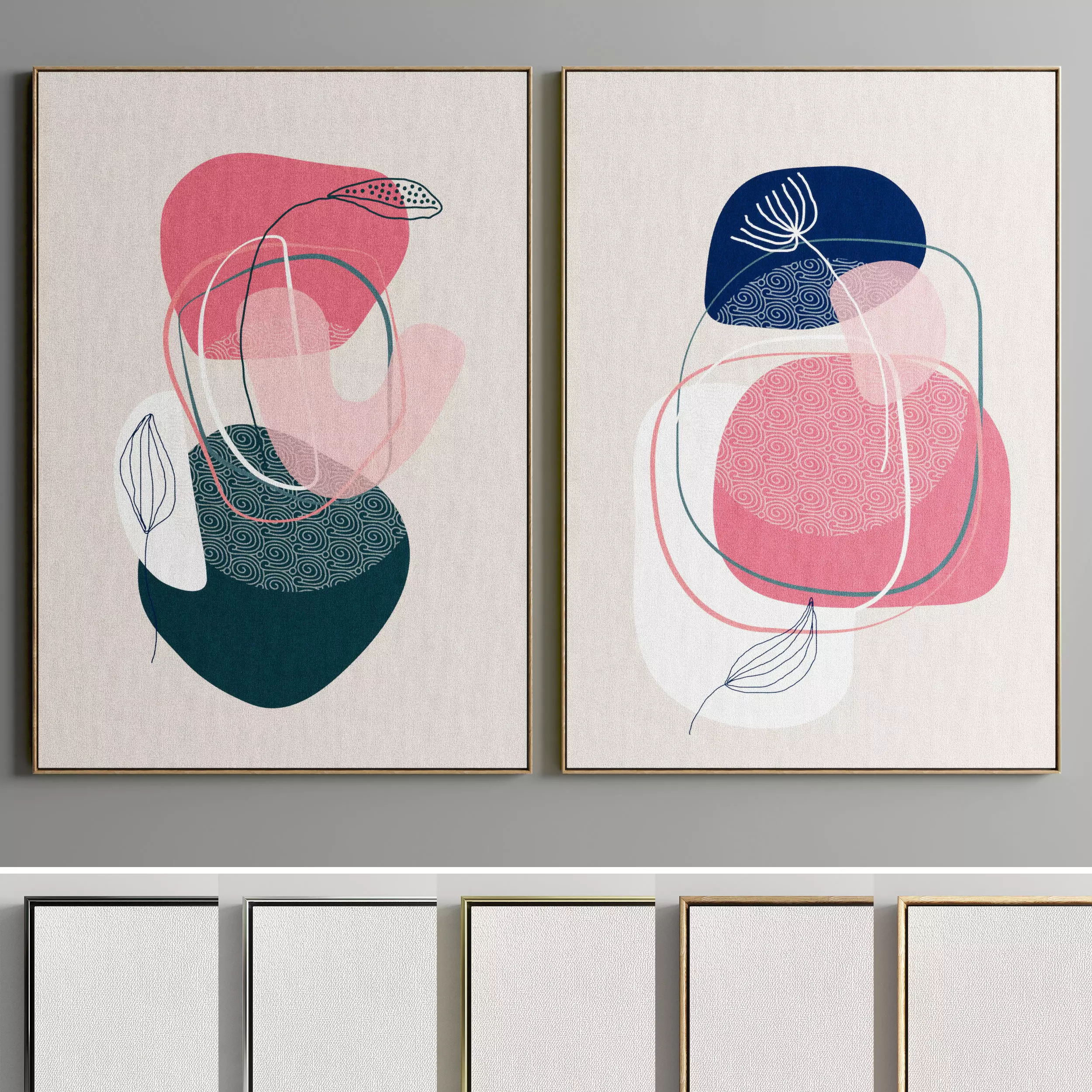 Photo Frame 46 Low-poly 3D model_0