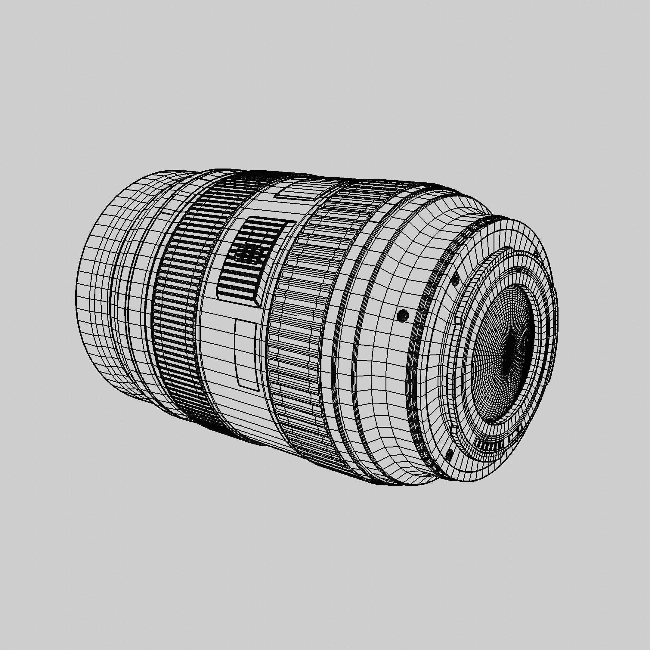 Camera lens - Canon 24-70 3D model_4