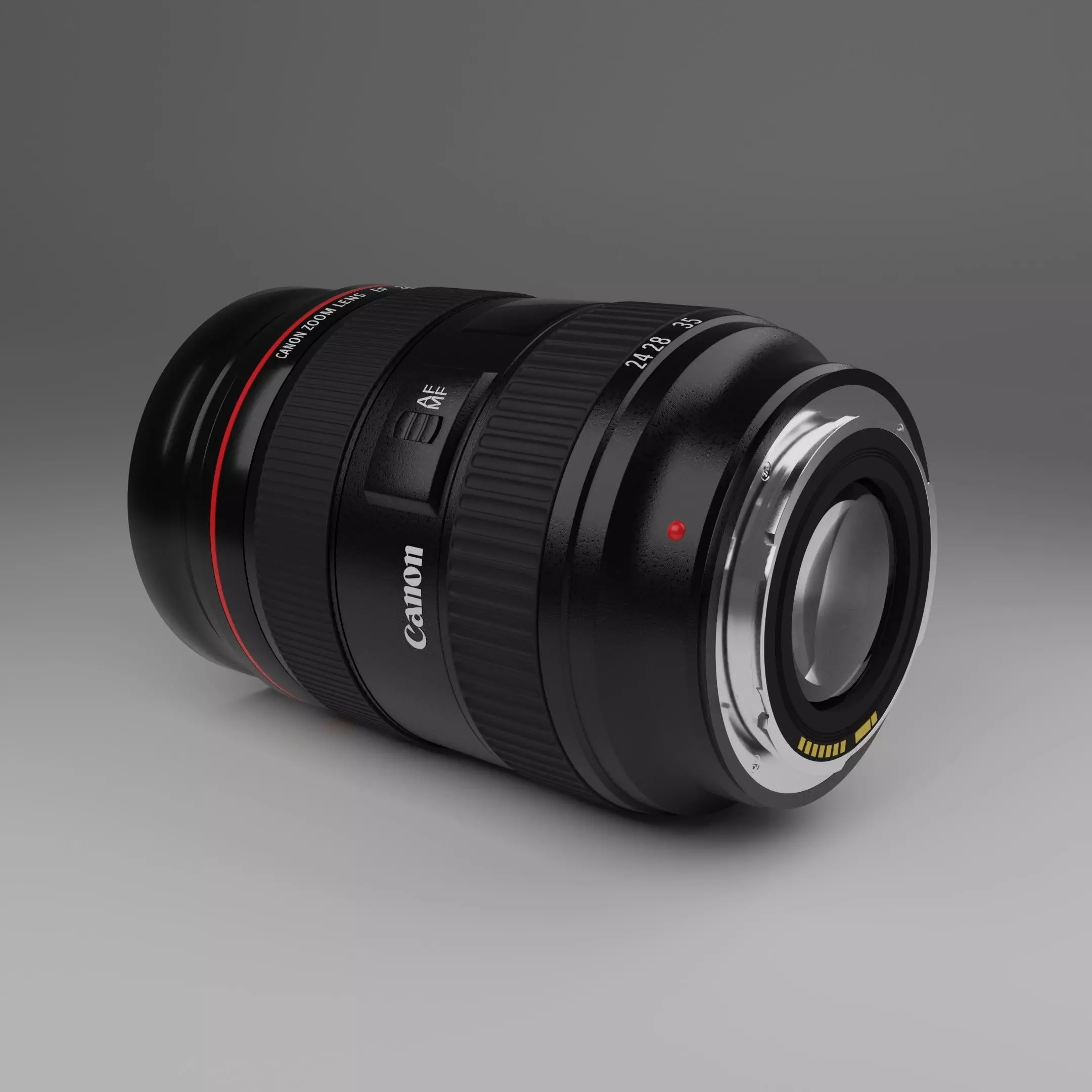Camera lens - Canon 24-70 3D model_0