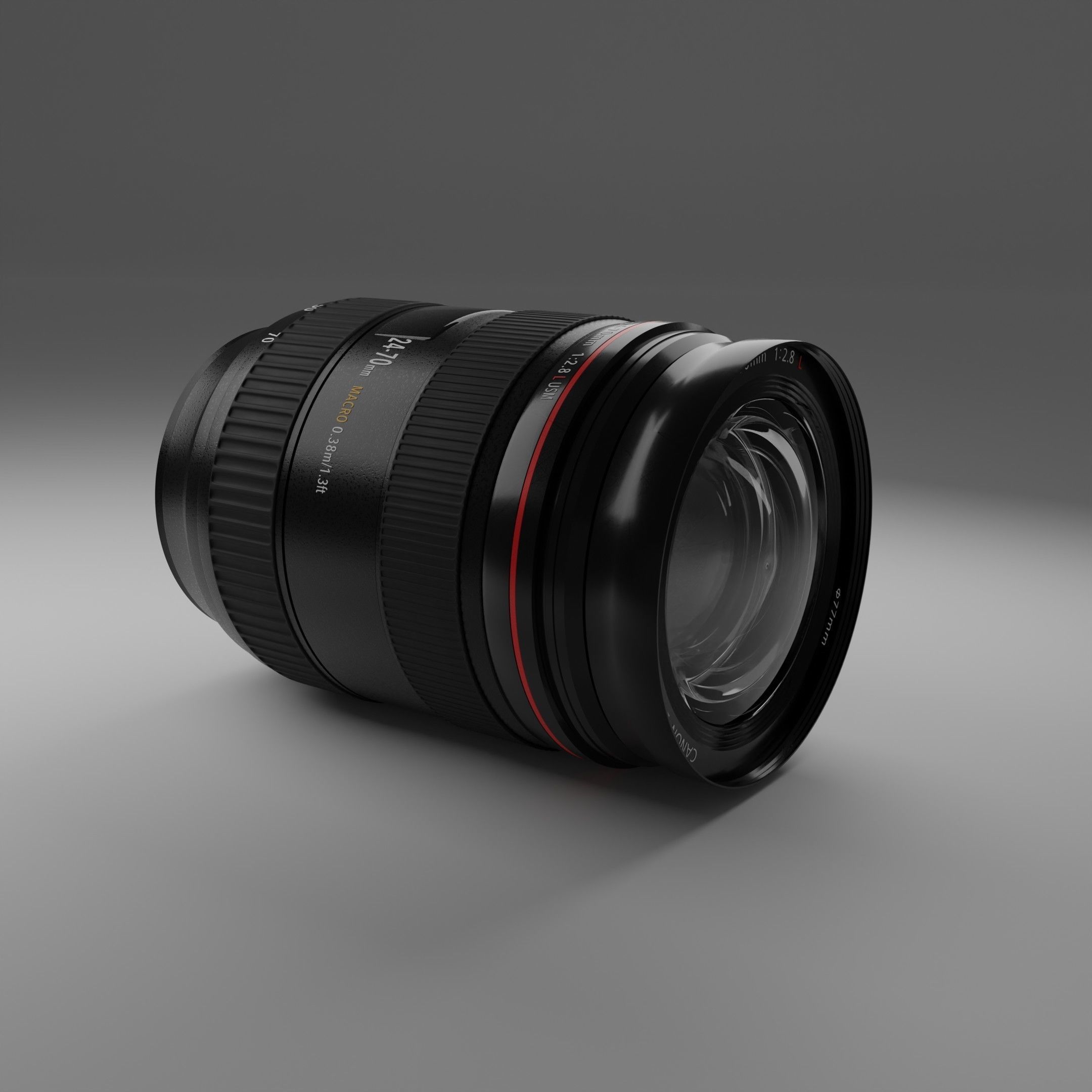 Camera lens - Canon 24-70 3D model_2