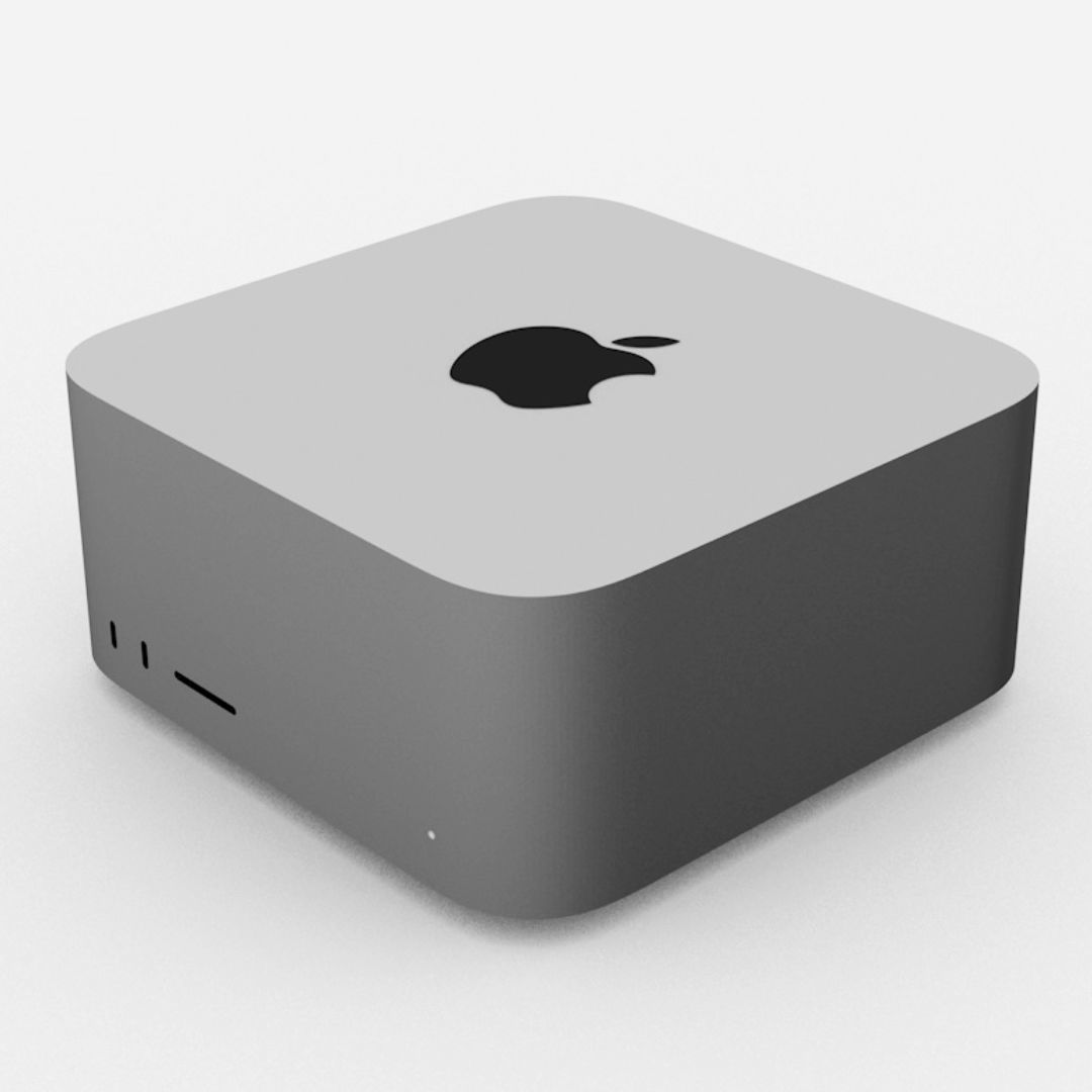 Apple Mac Studio - 2022 M1 Ultra 3D model_1