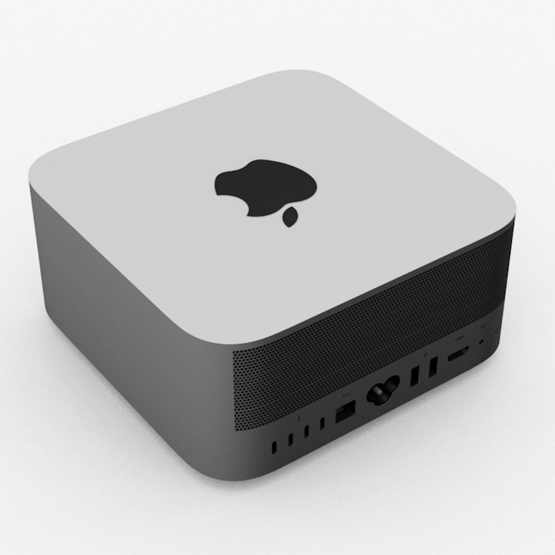 Apple Mac Studio - 2022 M1 Ultra 3D model_2
