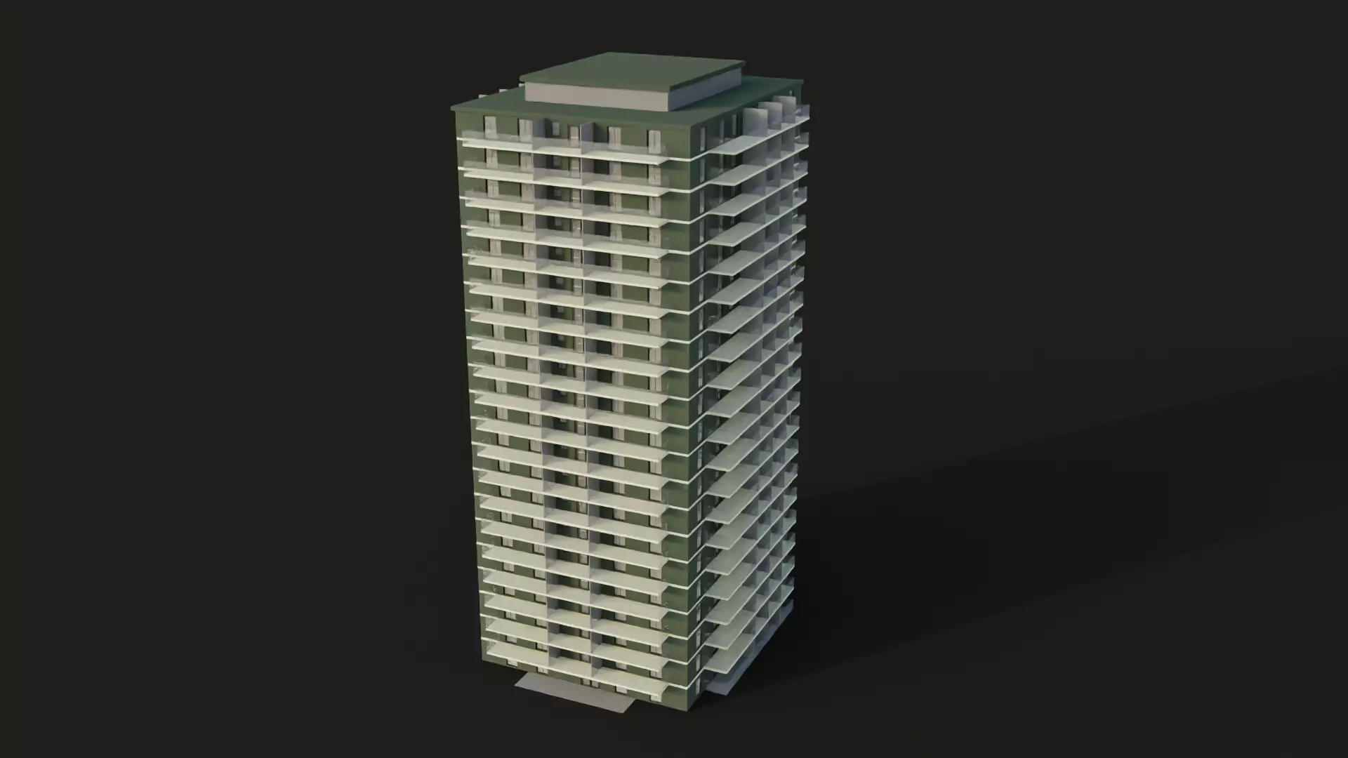  House with layout Free 3D model_0