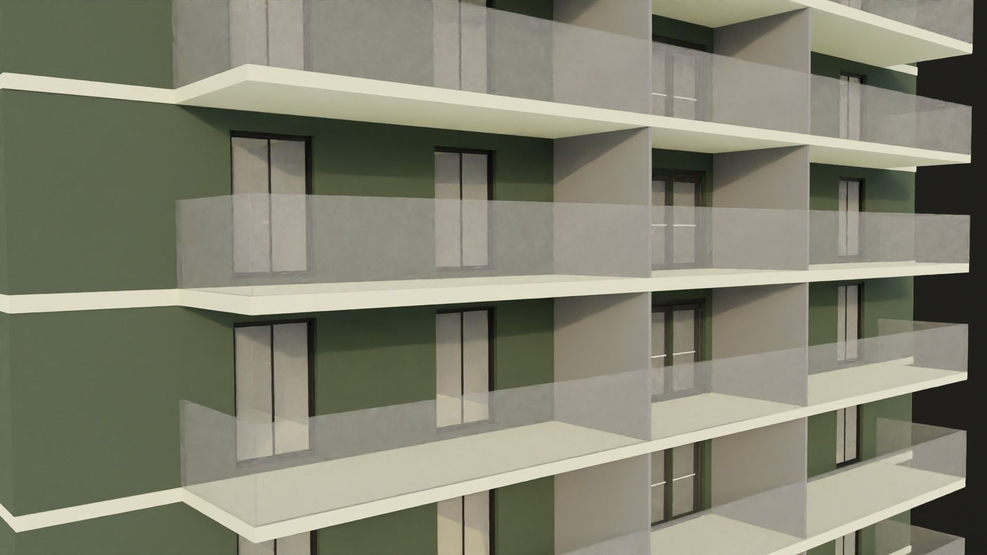  House with layout Free 3D model_2