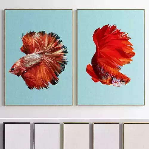 Photo Frame 47 Low-poly 3D model