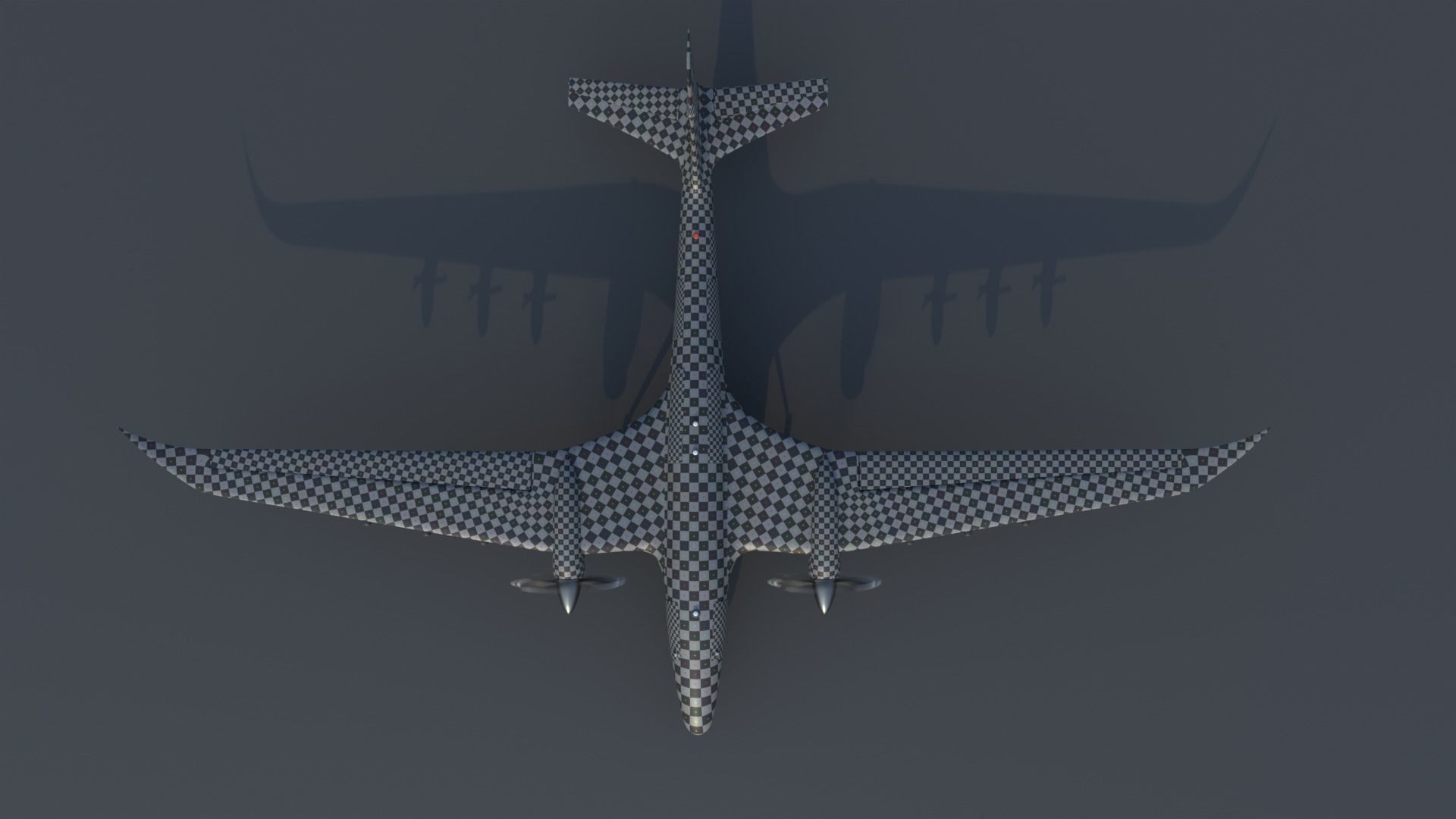 AKINCI Tiha - BAYRAKTAR UAV 3D - low poly model Low-poly 3D model_6