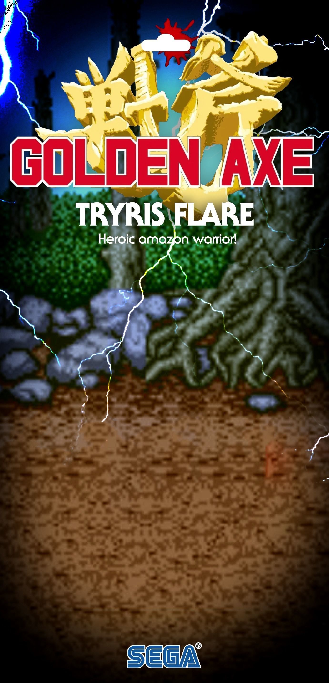 TYRIS FLARE - GOLDEN AXE 3D print model_3