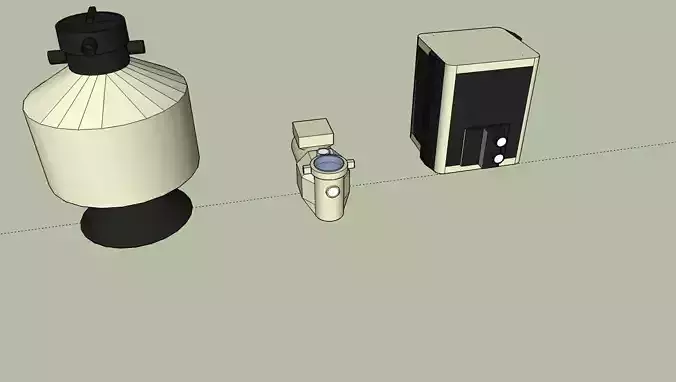 Swimming Pool Equipment and Fittings 3D print model
