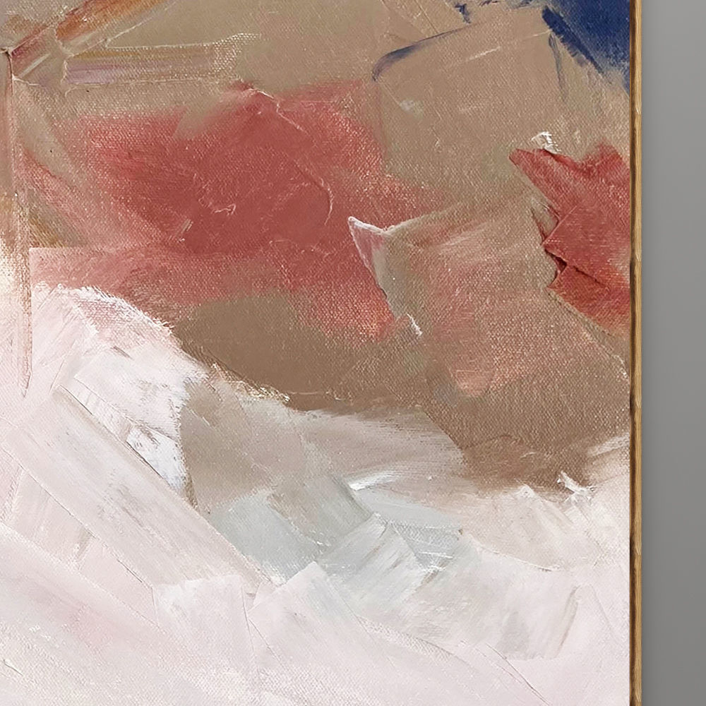 Plaster two square photo frames 05 Low-poly 3D model_5