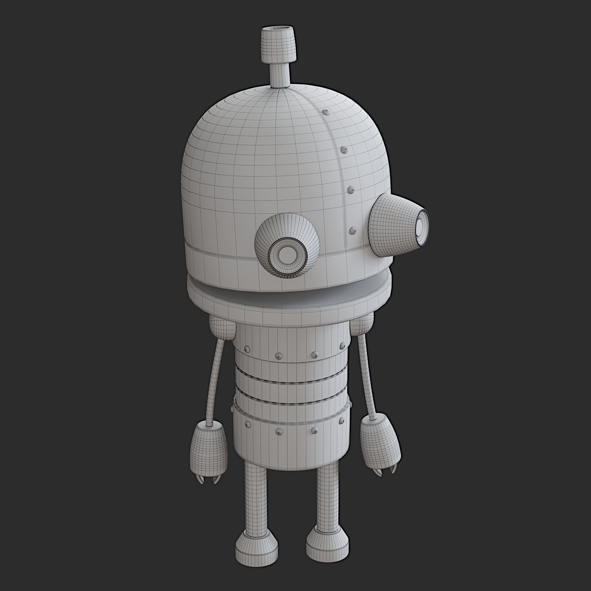 3d Joseph From Machinarium Model 3D model_4