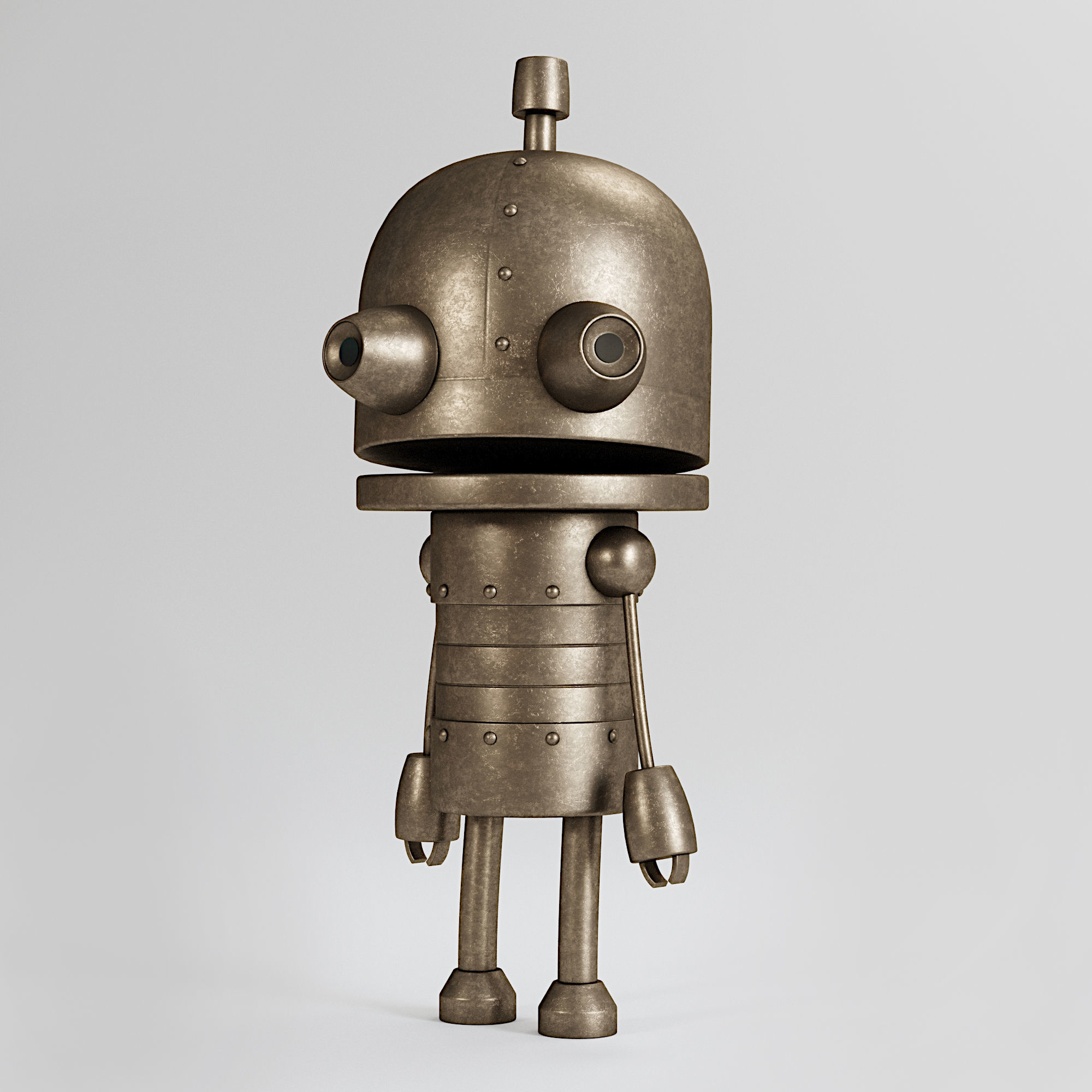 3d Joseph From Machinarium Model 3D model_2