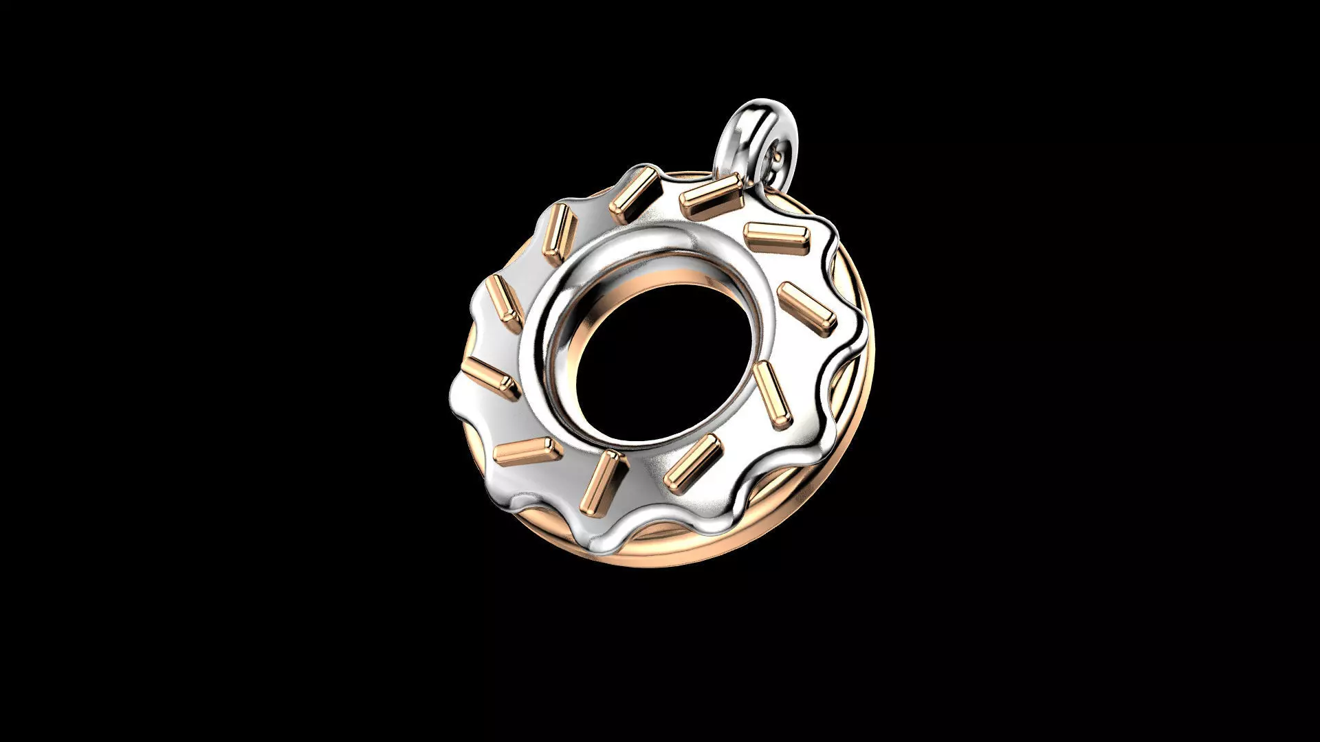Ciondolo ciambella 3D print model