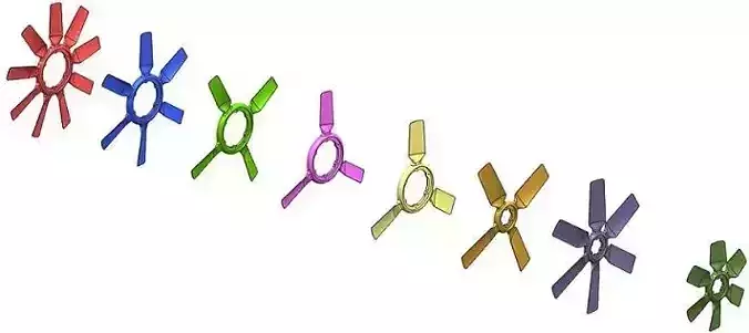 Fan Blade 3D model