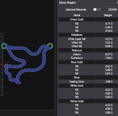 Thin Dove Pendants with Diamonds 3D print model_6